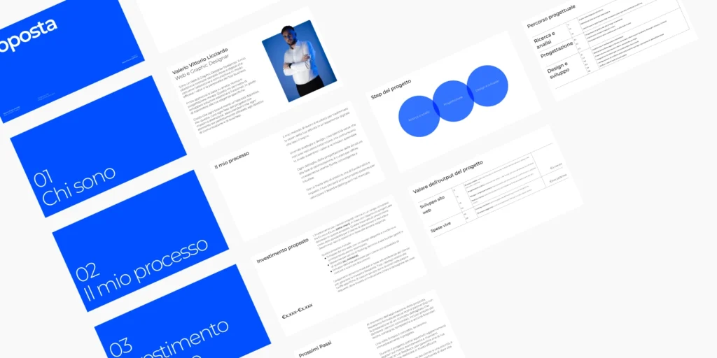 Template di preventivo per un sito web